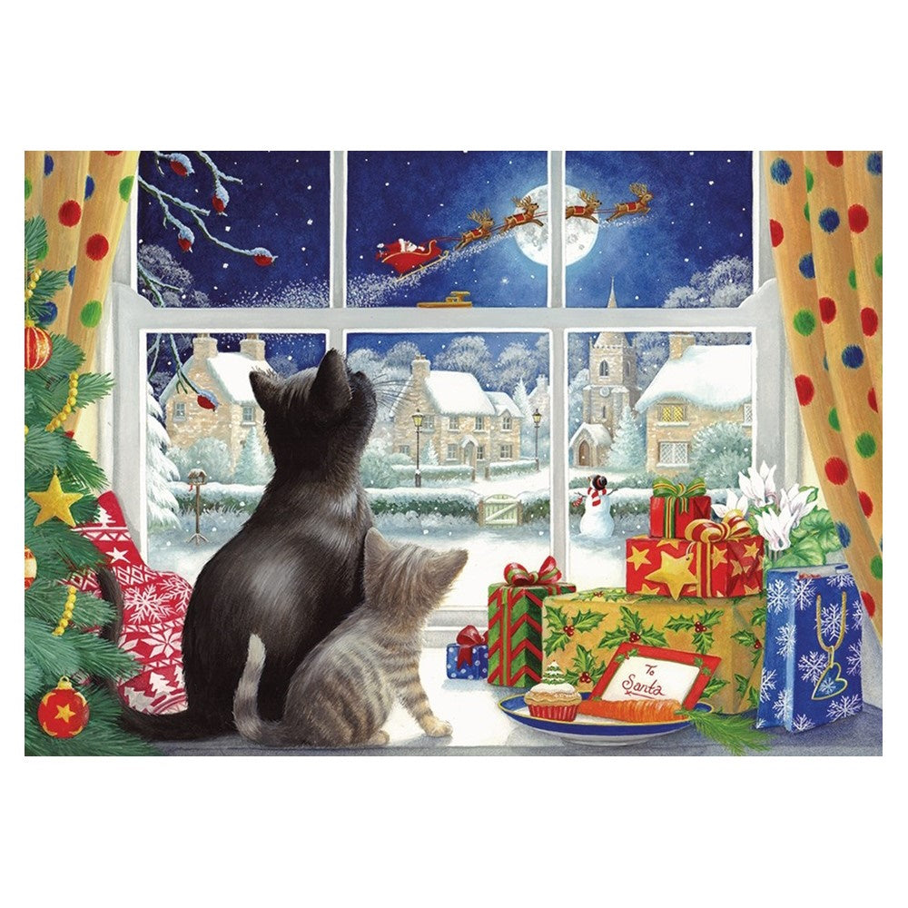 Otter House 1000 Piece Puzzle - Waiting for Santa