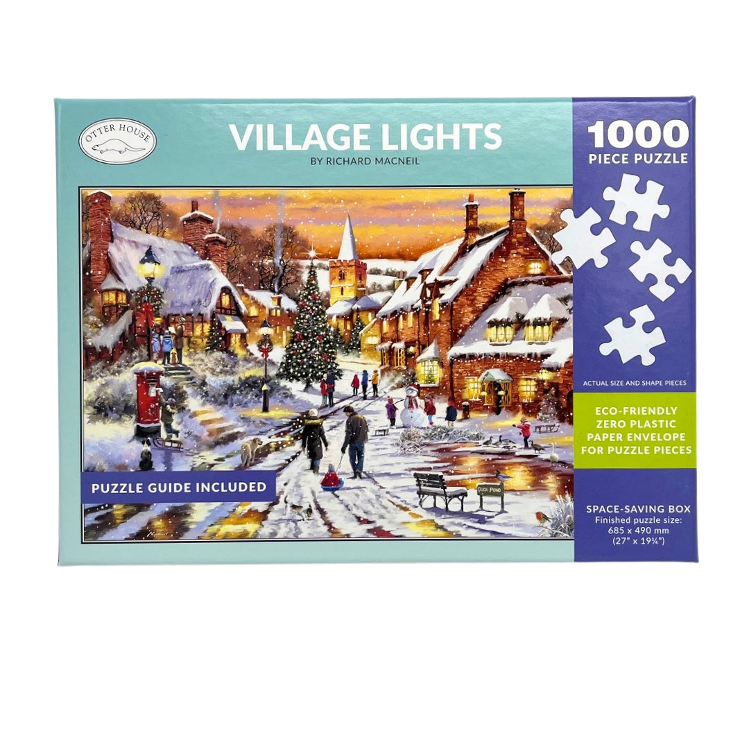 Otter House 1000 Piece Puzzle - Village Lights