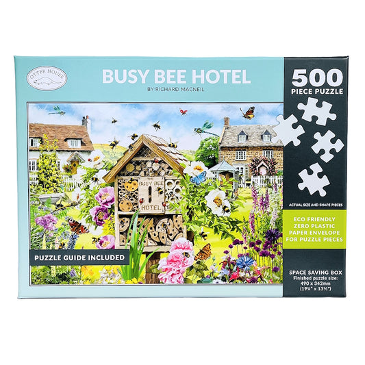 Otter House 500 Piece Puzzle - Busy Bee Hotel