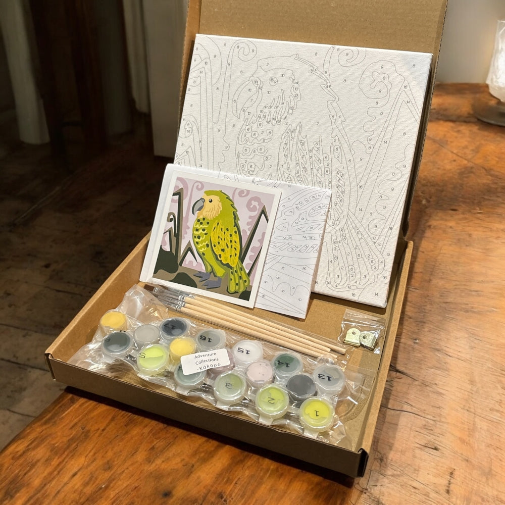 Adventure Collections Paint By Numbers Kit - Kakapo