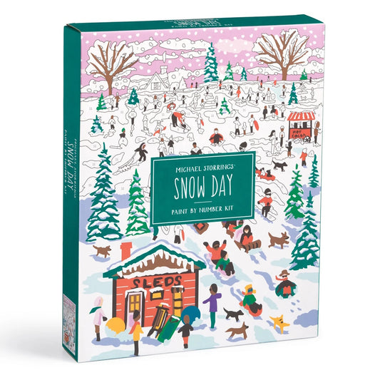 Michael Storrings Snow Day Paint By Number Kit