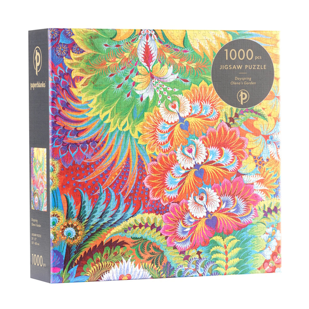 Paperblanks 1000 Piece Puzzle - Dayspring Olena's Garden – The Jigstore
