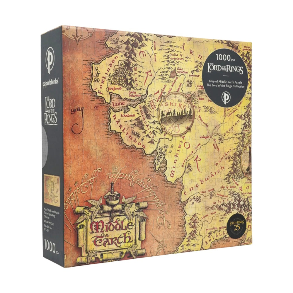 Paperblanks 1000 Piece Puzzle - Map of Middle-earth