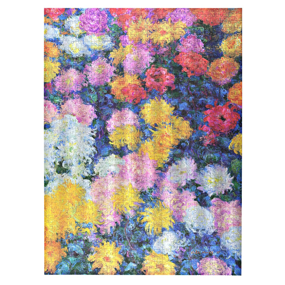 Paperblanks 1000 Piece Puzzle - Monet's Chrysanthemums