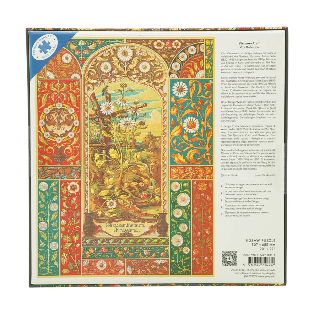 Paperblanks 1000 Piece Puzzle - Viennese Fruit