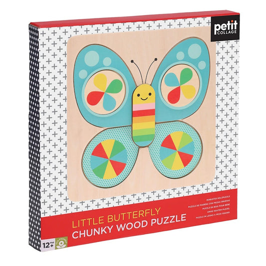 Chunky Wood Puzzle - Little Butterfly