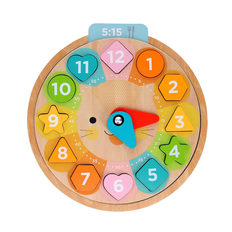 Multi-Language Learning Clock Puzzle