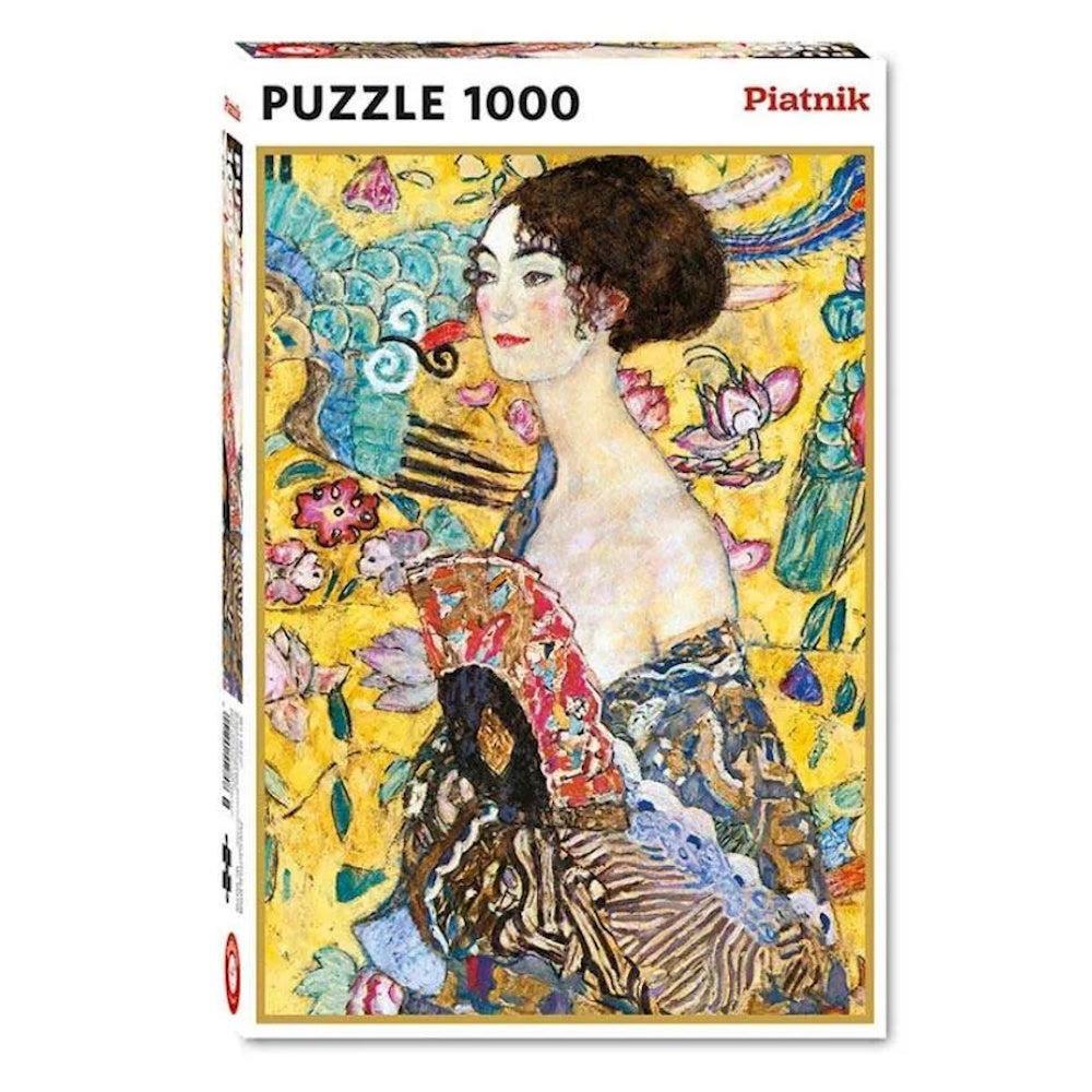 Piatnik 1000 Piece Puzzle Klimt: Lady with a Fan
