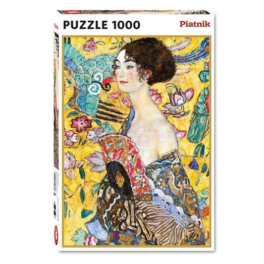 Piatnik 1000 Piece Puzzle Klimt: Lady with a Fan
