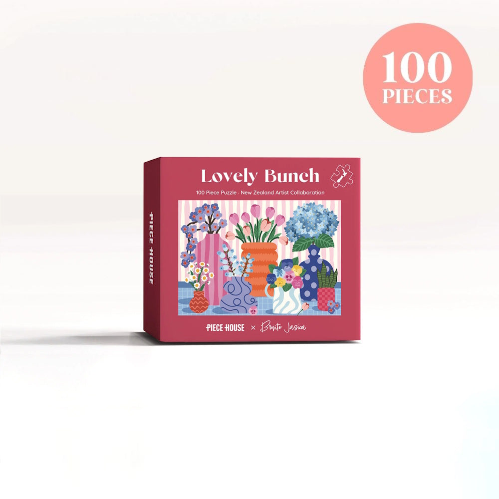 PieceHouse 100 Piece Mini Puzzle - Lovely Bunch