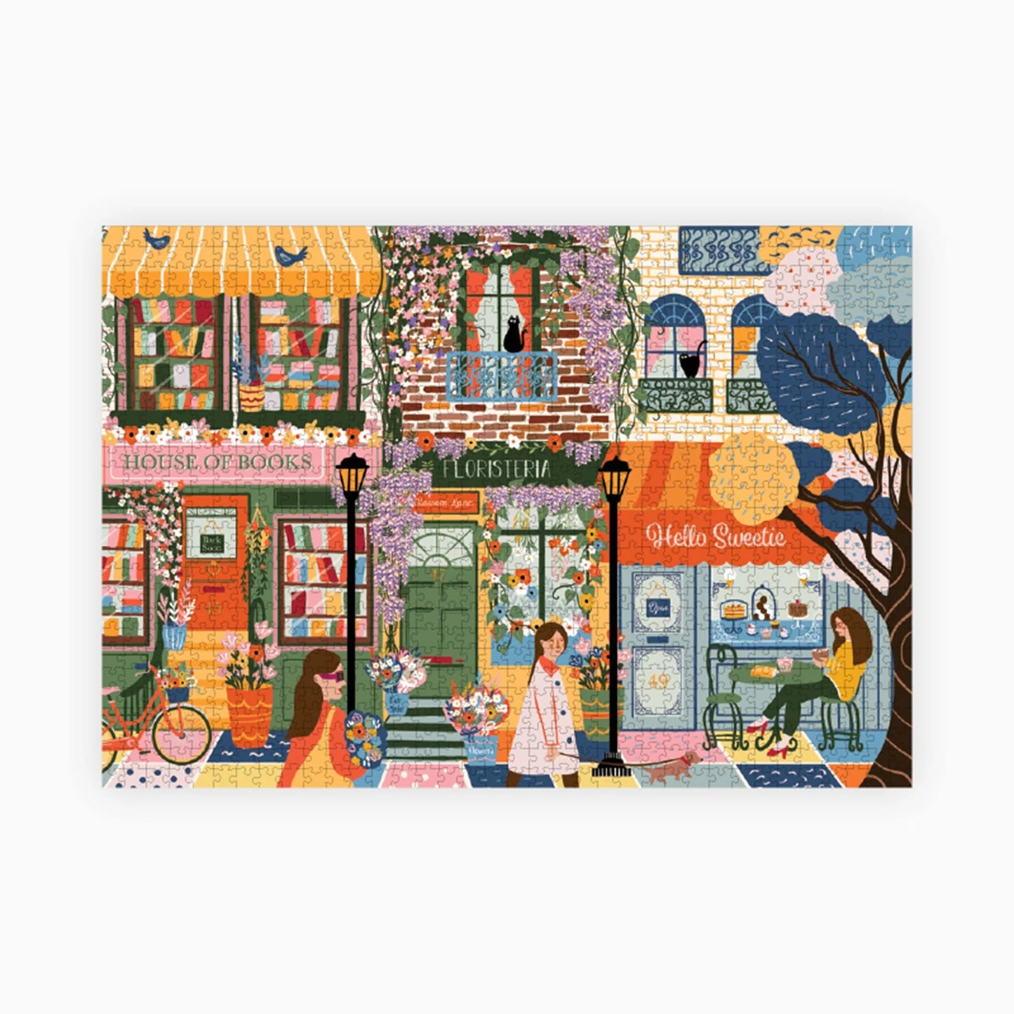 PieceHouse 1000 Piece Puzzle - Blossom Lane