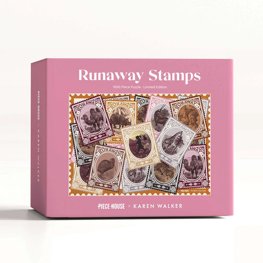 PieceHouse 1000 Piece Puzzle - Runaway Stamps