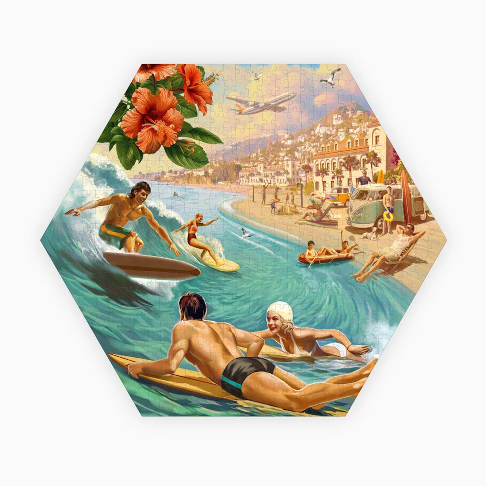PieceHouse 500 Piece Hexagon Puzzle - Paradise