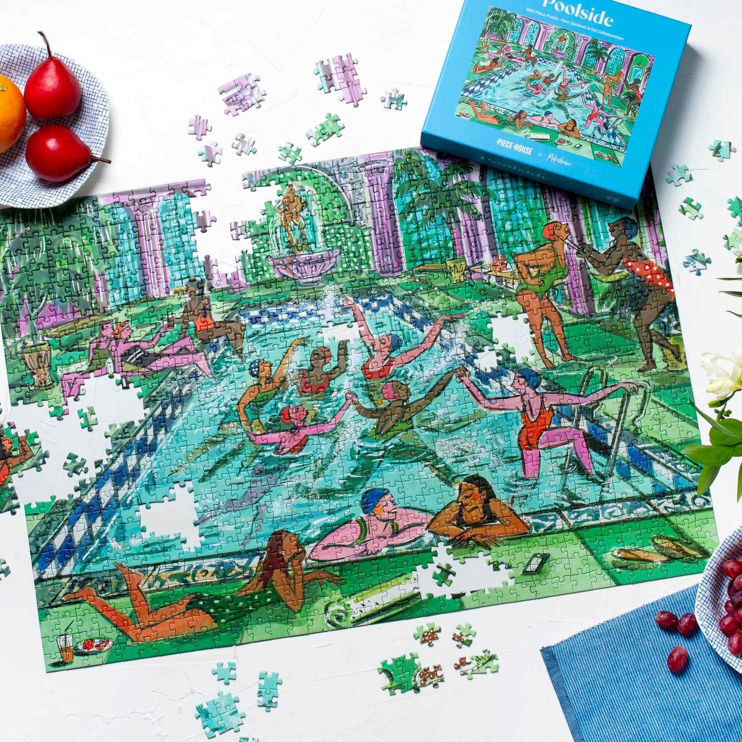 PieceHouse 1000 Piece Puzzle - Poolside