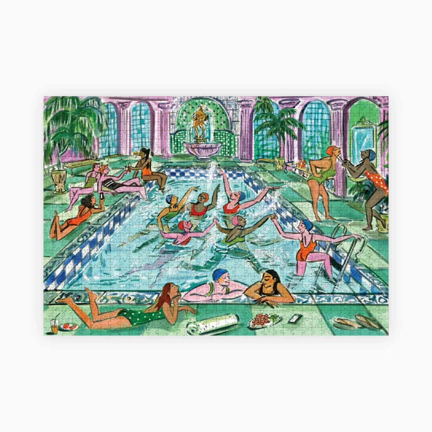 PieceHouse 1000 Piece Puzzle - Poolside