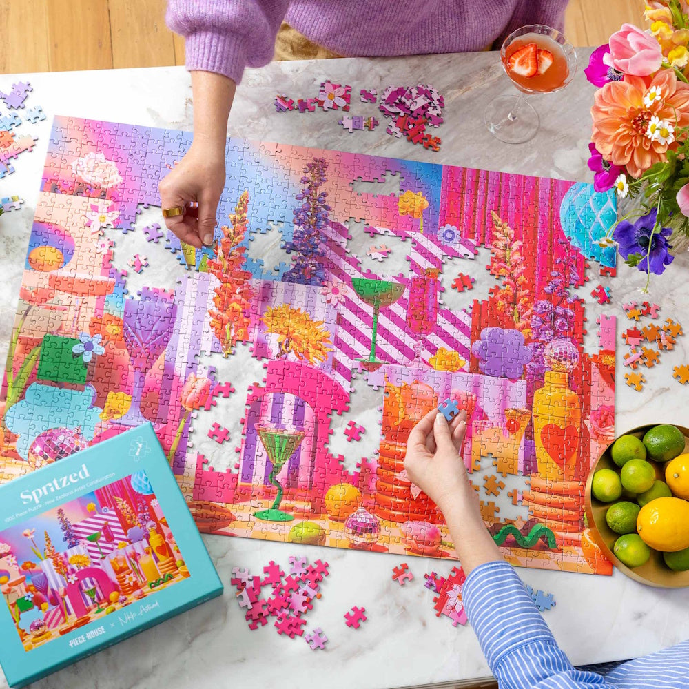 PieceHouse 1000 Piece Puzzle - Spritzed