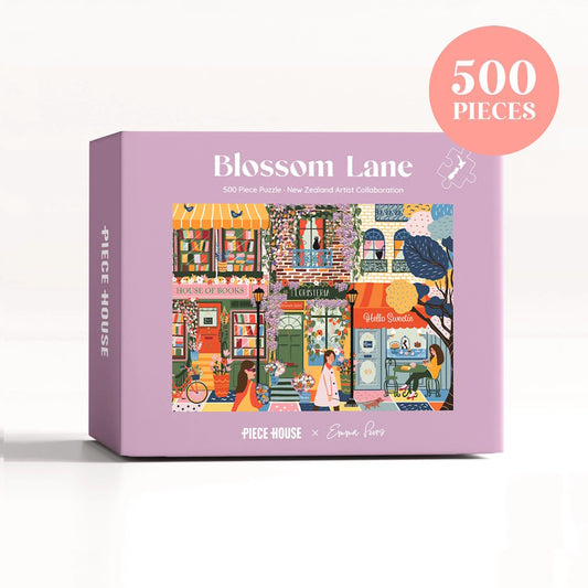 PieceHouse 500 Piece Puzzle - Blossom Lane