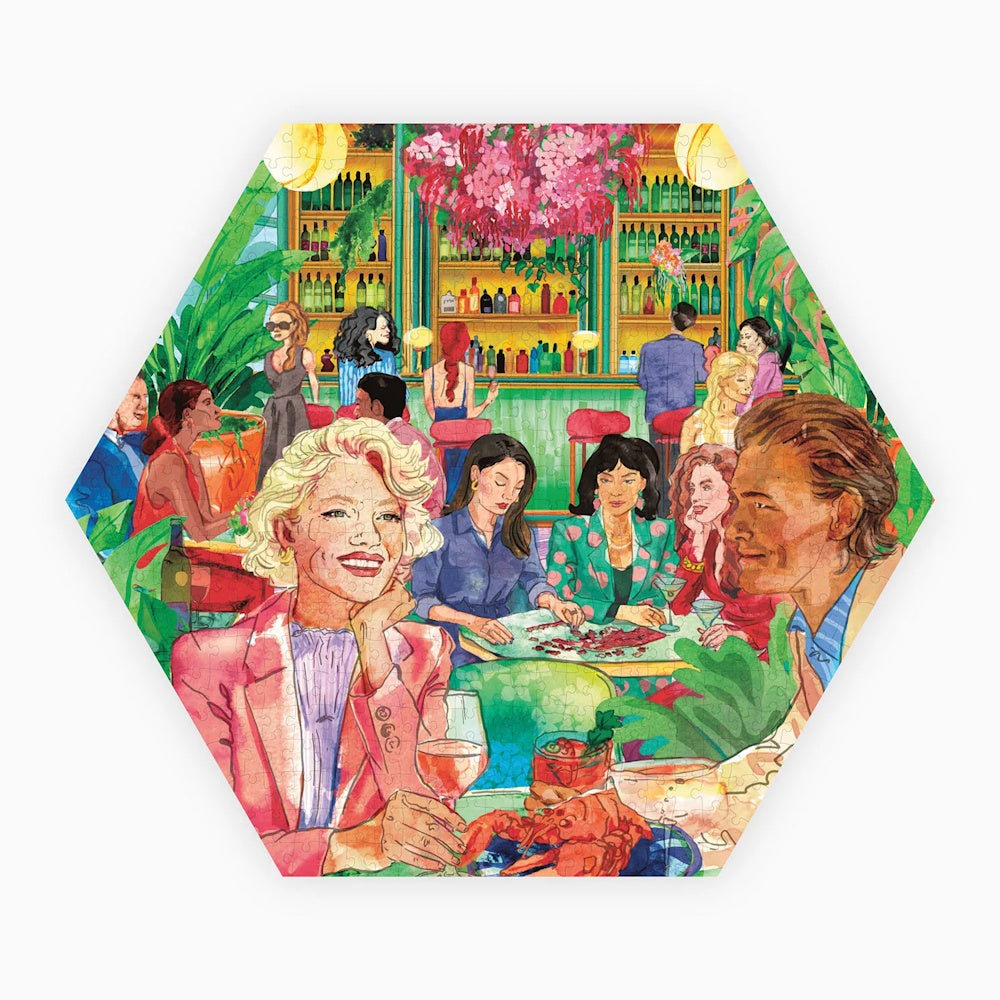 PieceHouse 500 Piece Hexagon Puzzle - Happy Hour