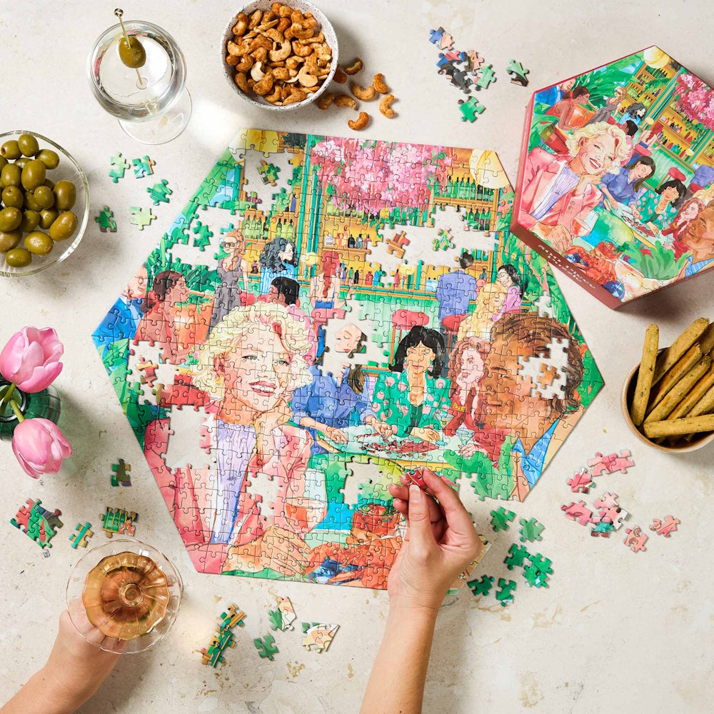 PieceHouse 500 Piece Hexagon Puzzle - Happy Hour