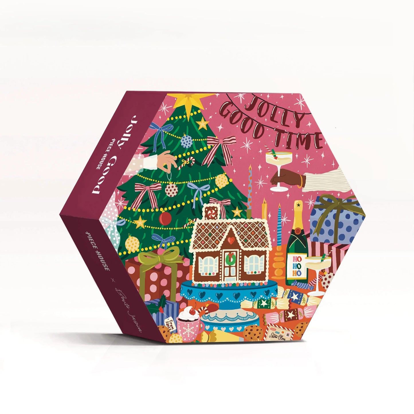 PieceHouse 500 Piece Hexagon Puzzle - Jolly Good