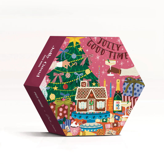 PieceHouse 500 Piece Hexagon Puzzle - Jolly Good