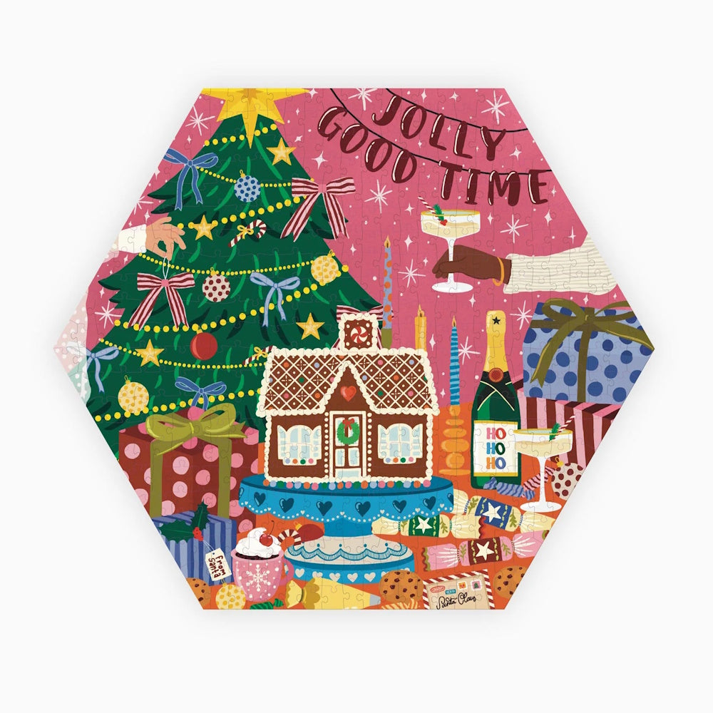 PieceHouse 500 Piece Hexagon Puzzle - Jolly Good