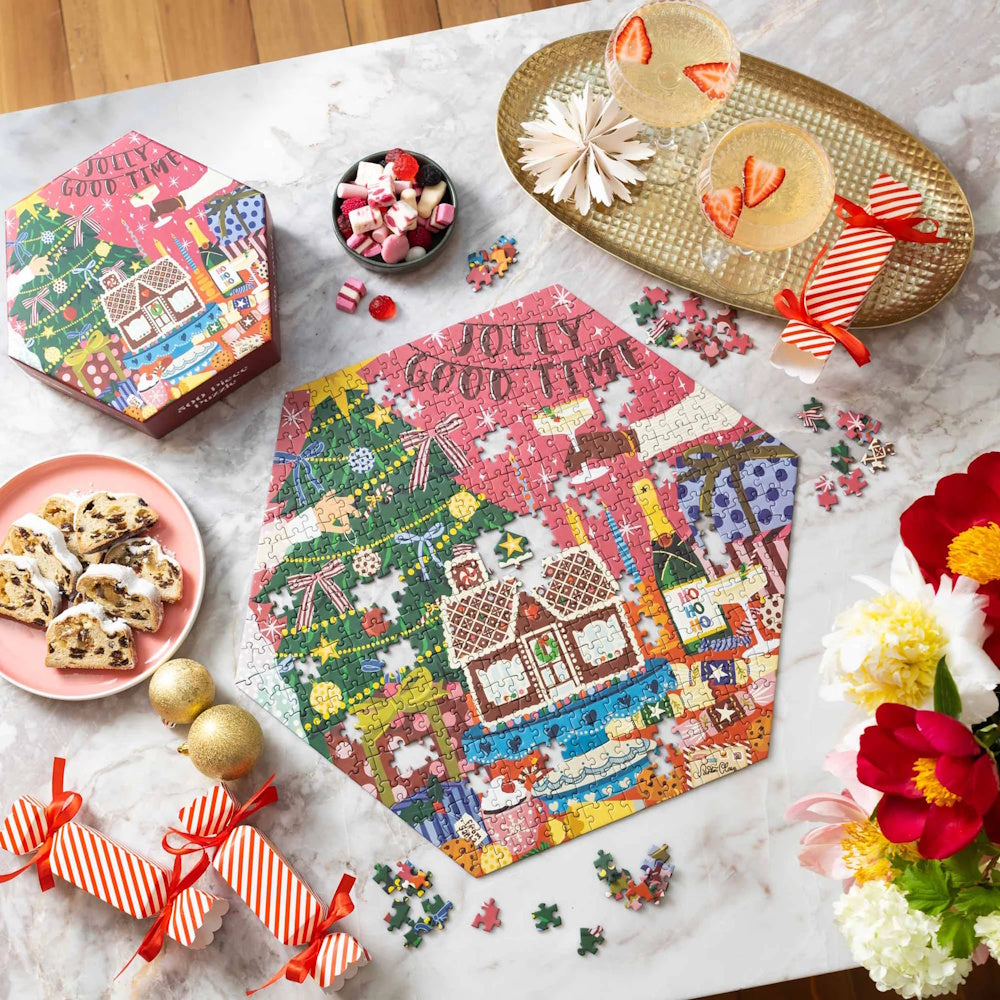 PieceHouse 500 Piece Hexagon Puzzle - Jolly Good