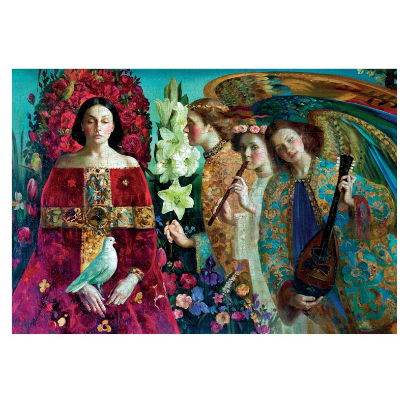 Pomegranate 1000 Piece Jigsaw Puzzle - Olga Suvorova: Annunciation