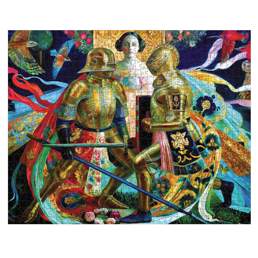 Pomegranate 1000 Piece Jigsaw Puzzle - Olga Suvorova: The Duel