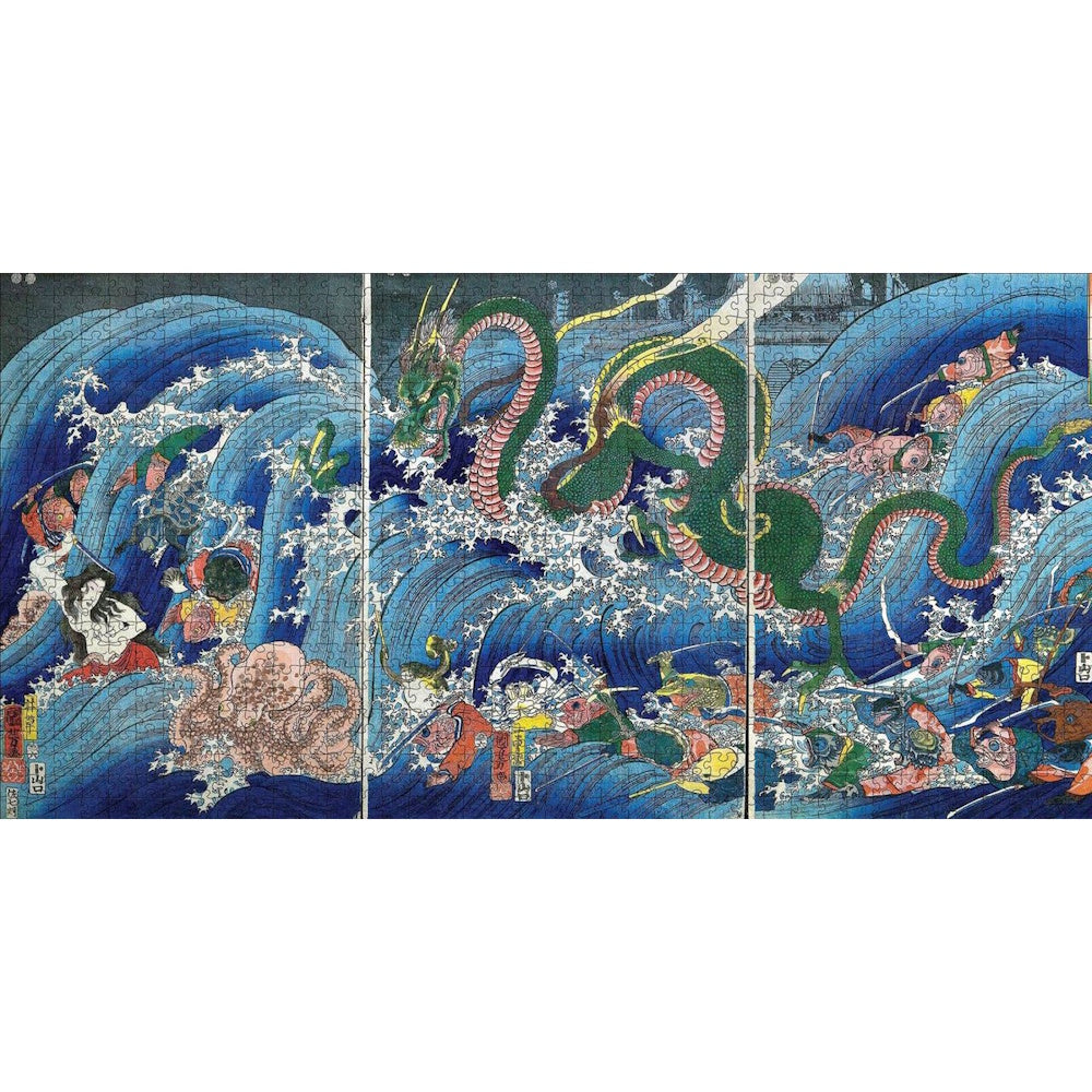 Pomegranate 1000 Piece Puzzle - Utagawa Kuniyoshi: The Palace of the Dragon King