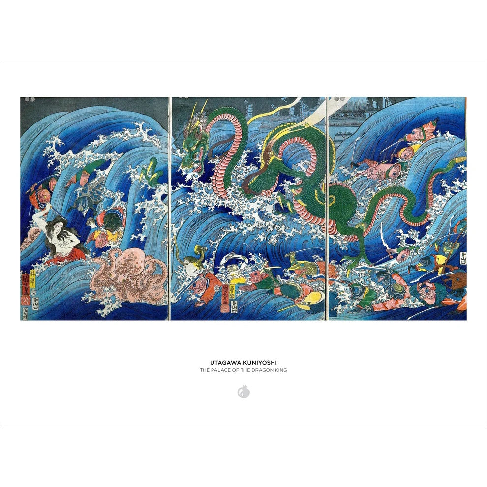 Pomegranate 1000 Piece Puzzle - Utagawa Kuniyoshi: The Palace of the Dragon King
