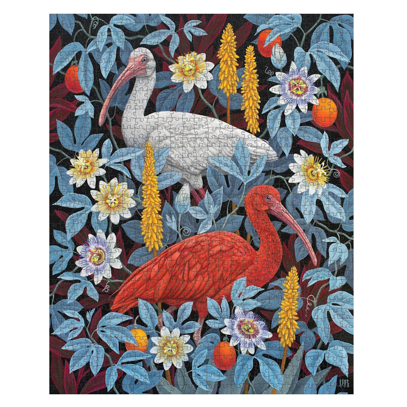 Pomegranate 1000 Piece Puzzle - Vasilisa Romanenko Ibises