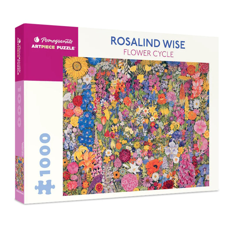 Pomegranate 1000 Piece Puzzle - Rosalind Wise: Flower Cycle