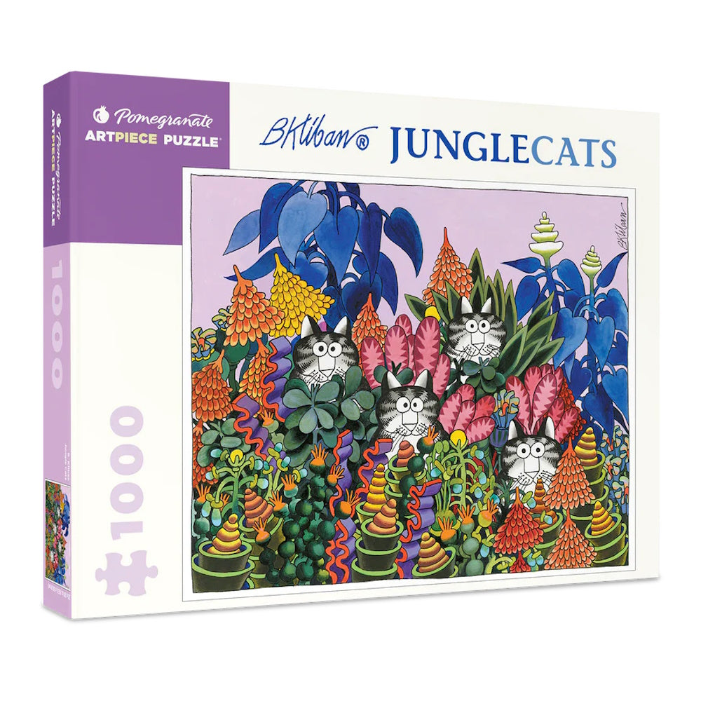 Pomegranate 1000 Piece Puzzle - B. Kliban: Jungle Cats