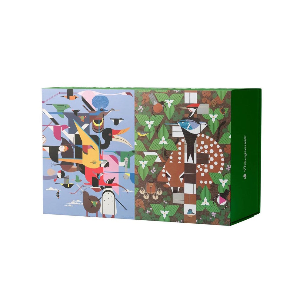 Pomegranate Charley Harper 120 Piece Double-Sided Puzzles Set