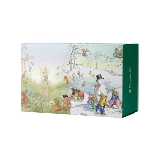 Pomegranate Molly Brett Woodland Adventures 120 Piece Double-Sided Puzzles Set
