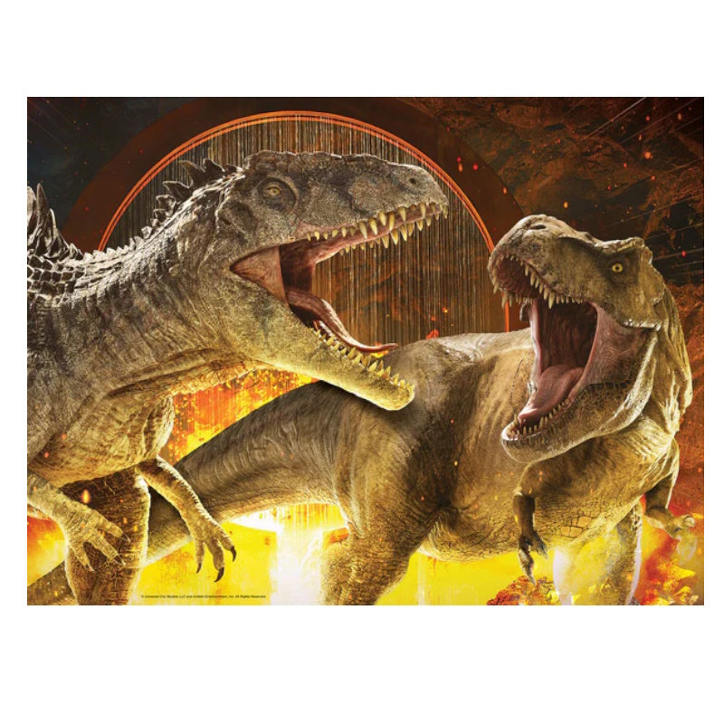 Jurassic World- T-rex Vs Giganotosaurus 500 Piece Lenticular Puzzle