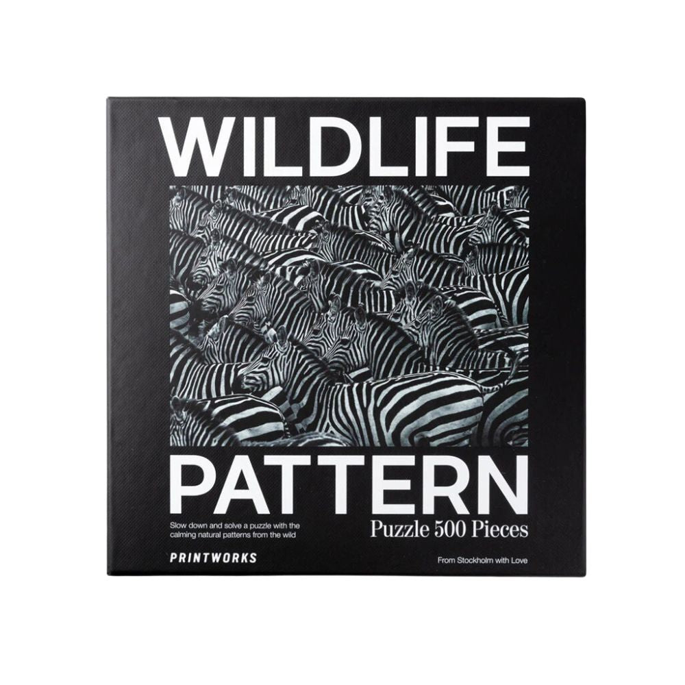 Printworks 500 Piece Puzzle - Zebra