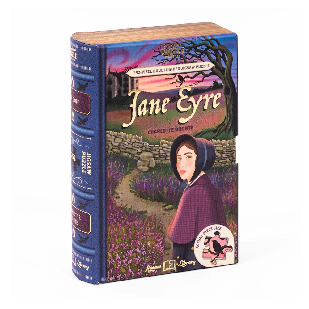 Professor Puzzle 252 Piece Double-Sided Book Puzzle - Jane Eyre