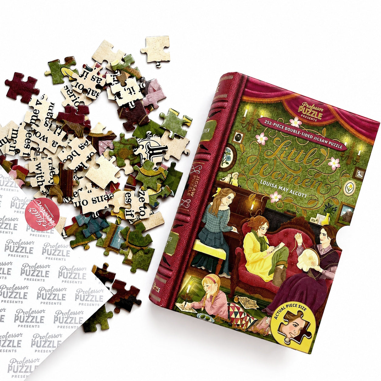 Professor Puzzle 252 Piece Double-Sided Book Puzzle - Little Women