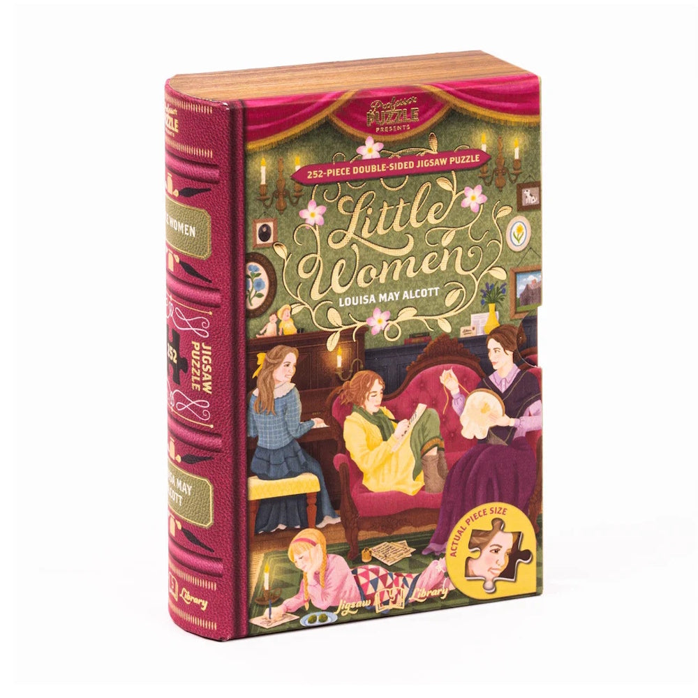 Professor Puzzle 252 Piece Double-Sided Book Puzzle - Little Women