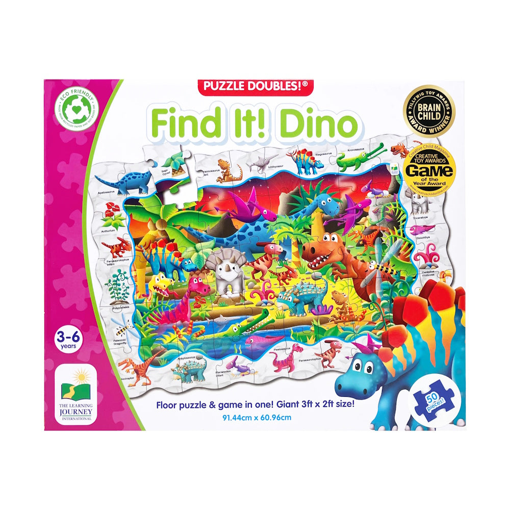 The Learning Journey Puzzle Doubles - Find It! Dino