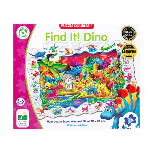 The Learning Journey Puzzle Doubles - Find It! Dino