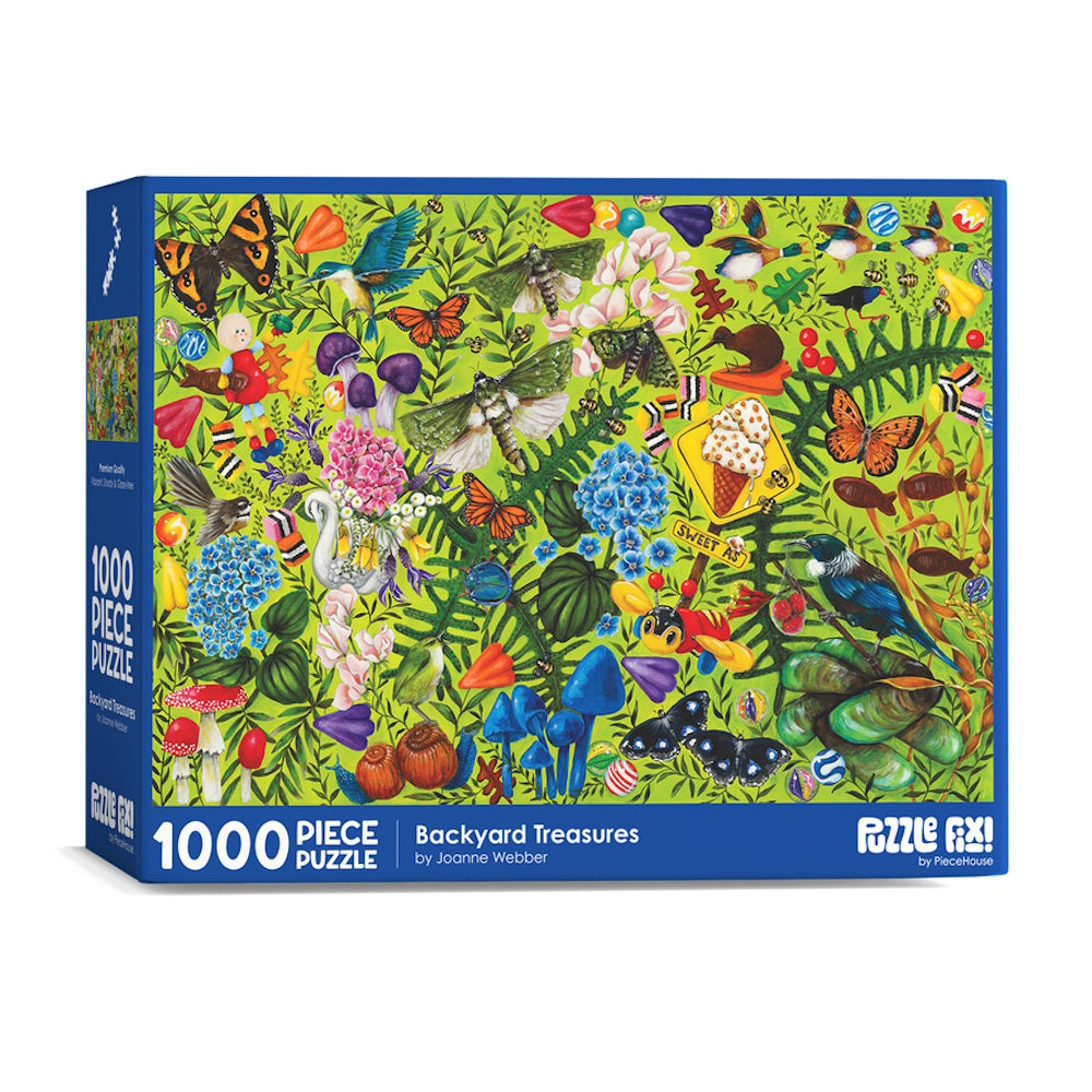 Puzzle Fix! 1000 Piece Puzzle - Backyard Treasures