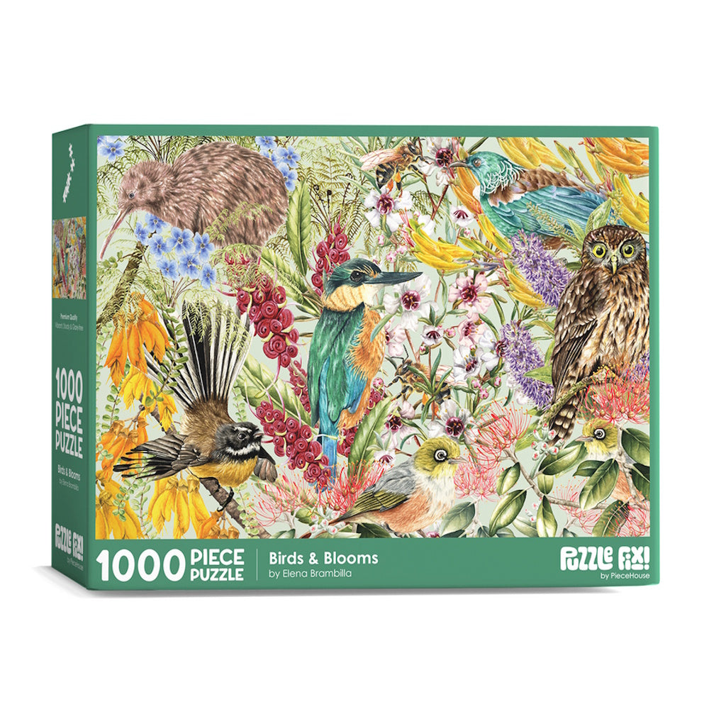 Puzzle Fix! 1000 Piece Puzzle - Birds & Blooms