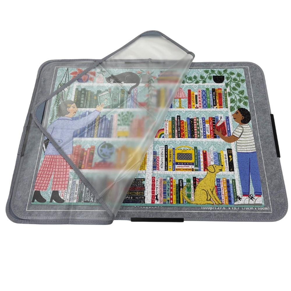 Puzzle Master Felt Puzzle Board with Protective Cover