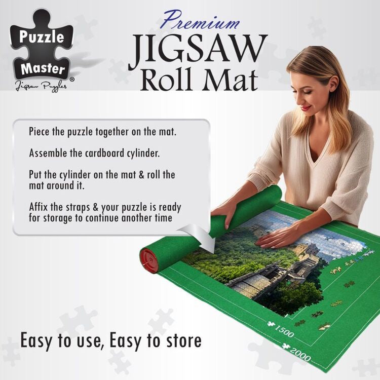 Puzzle Master Jigsaw Puzzle Roll Mat