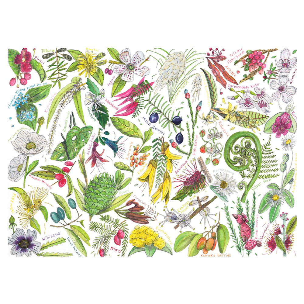 Puzzle Fix! 1000 Piece Puzzle - New Zealand Botanicals