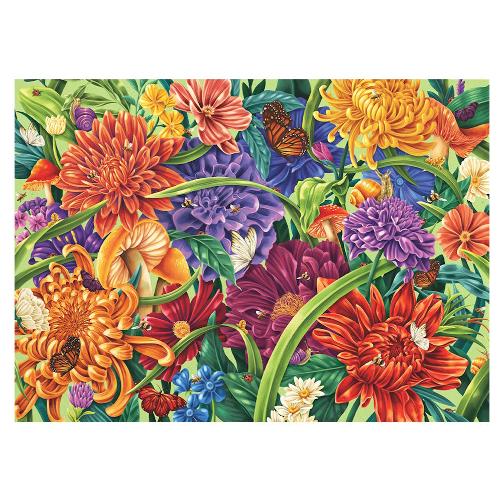 Puzzle Fix! 1000 Piece Puzzle - Floral Fusion