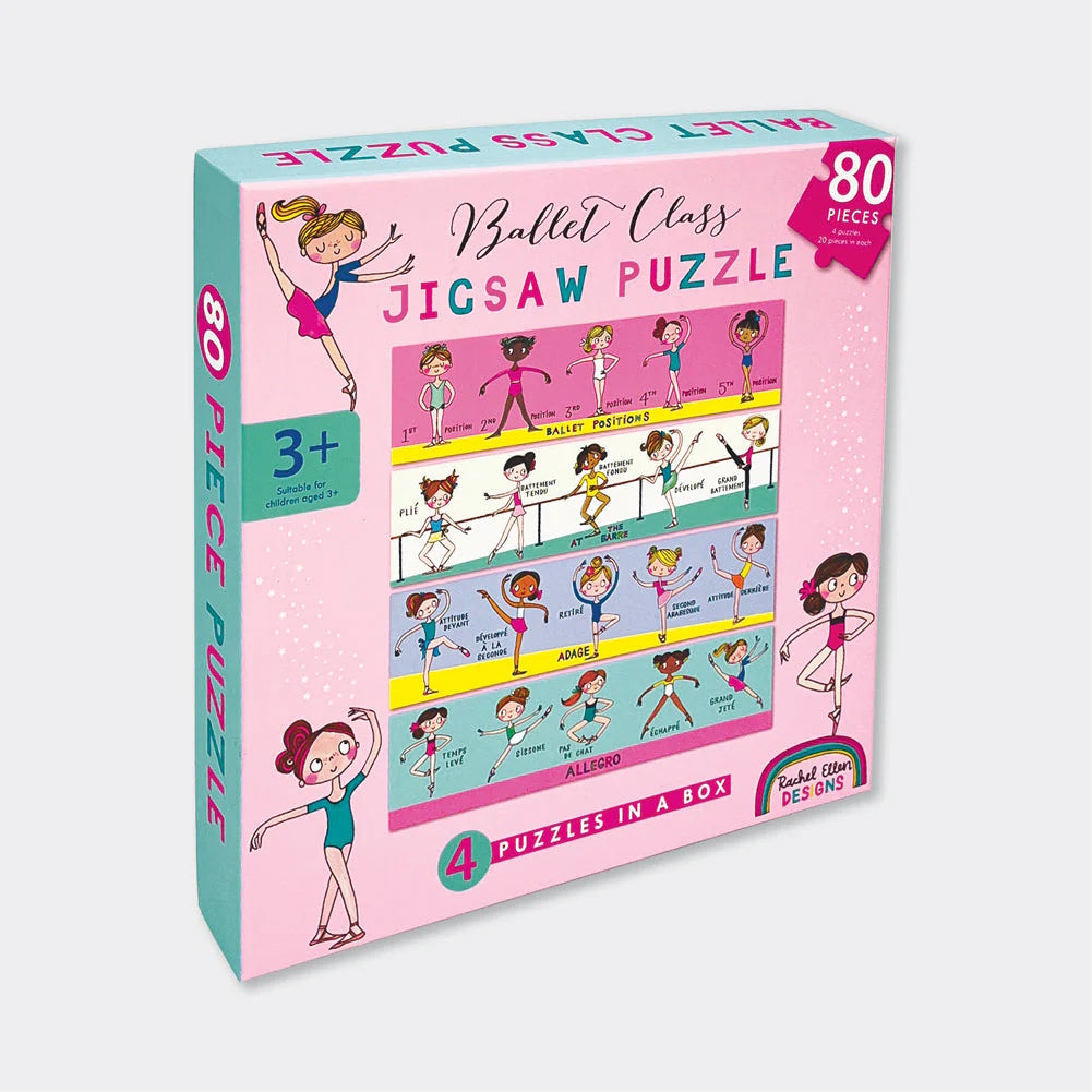 Rachel Ellen Designs - Ballet Class 80 Piece Puzzle